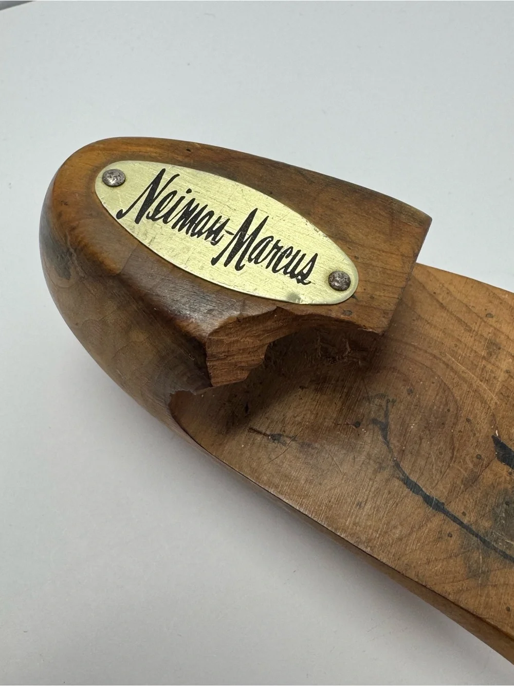 Vintage Neiman Marcus Cedar Shoe Trees Mens 12